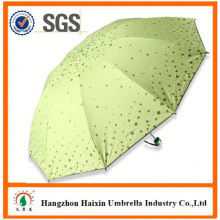 2015 Latest Factory Wholesale Parasol Print Logo folding umbrellas